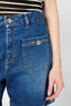 DENIM SHORTS WITH BUCKLES - LOLLY