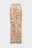 WIDE-LEG HANDKERCHIEF PRINT SATIN PANTS - LIRA