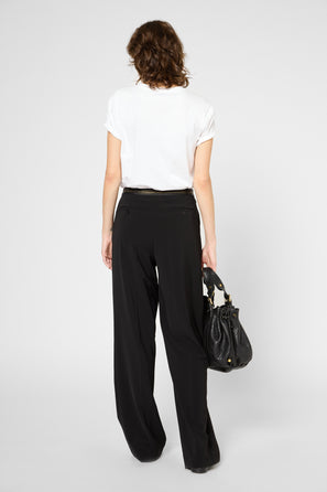 WIDE-LEG PANTS WITH ELASTICATED WAIST - LUCE