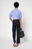 COTTON STRAIGHT PANTS WITH BELT - LUVA