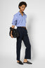 COTTON STRAIGHT PANTS WITH BELT - LUVA