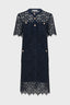 STRAIGHT MINI LACE DRESS - PLACIDIE