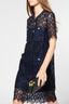 STRAIGHT MINI LACE DRESS - PLACIDIE