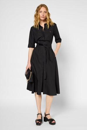 COTTON MAXI SHIRT DRESS - PERRINE