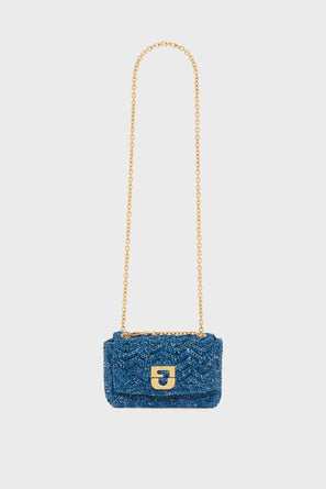 MINI CROSSBODY BAG IN RAFFIA - LE MINI FANNY