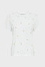 BEADED COTTON T-SHIRT - GRACIA