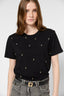 BEADED COTTON T-SHIRT - GRACIA