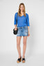 LOOSE LINEN V-NECK SWEATER - JOSIANE