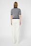 TWO-TONE SHORT-SLEEVE POLO SHIRT – JARELLE