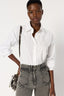 PLAIN COTTON SHIRT WITH COAT-OF-ARMS - ALIX
