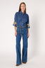 EMBROIDERED DENIM SHIRT - AMELIE