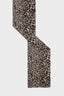 WOOL AND CASHMERE LEOPARD SCARF - ROSALIE
