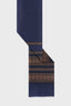 SCARF IN WOOL WITH PLACEMENT PATTERNS - RENATA