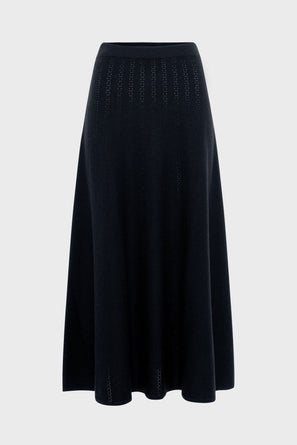 KNITTED MIDI SKIRT - BIA