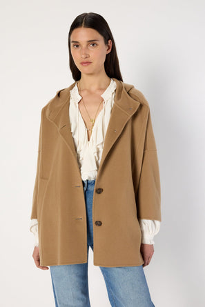 WOOL CAPE COAT - MARLA
