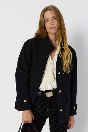 PLAIN SHORT COAT - MAUD