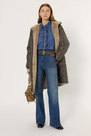 REVERSIBLE FAUX FUR PARKA - MAYLINE