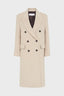 MID-LENGTH DOUBLE-BREASTED COAT - MOIRA