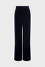 VELVET WIDE-LEG PANTS - CLOTILDE