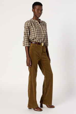 CORDUROY FLARED PANTS - CHANTAL