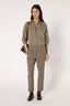 STRAIGHT PANTS WITH ELASTICATED BACK - CELIA
