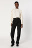 STRAIGHT PANTS WITH GOLD MONOGRAM - CAROLINE