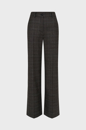 PRINCE-OF-WALES SUIT PANTS - CAPUCINE