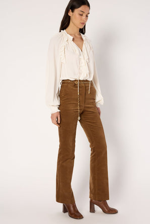 TWILL VELVET PANTS - CHARLIE