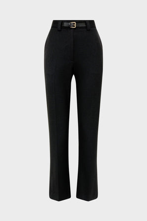 STRAIGHT PANTS WITH BELT - CONSTANCE