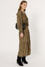 LONG LEOPARD DRESS WITH RUFFLES - LYZA