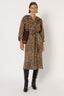 MIDI SATIN DRESS WITH LEOPARD PATTERN - LILOUX