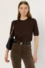 SLEEVELESS ROUND-NECK FINE WOOL SWEATER - ELSA