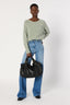 MOTTLED WOOL STRAIGHT SWEATER - ELISA