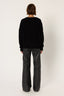 V-NECK WOOL SWEATER WITH RHINESTONES - EDWIGE