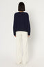 LOOSE-FITTING WOOL SWEATER WITH RHINESTONES - ESME