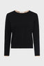 SWEATER WITH TWO-TONE DETAIL - ELEA