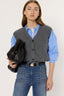 SLEEVELESS CARDIGAN WITH LUREX - ELYSEE