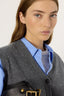 SLEEVELESS CARDIGAN WITH LUREX - ELYSEE