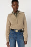 LUREX SWEATER WITH ZIPPERED COLLAR - EDENA