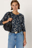 FINE WOOL FLORAL SWEATER - EVELINE