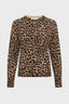 FINE WOOL LEOPARD CARDIGAN - ELODIE