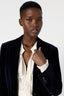 SUIT JACKET IN SOFT VELVET - NIRINA