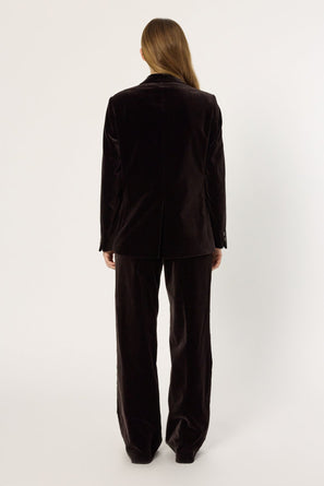 SUIT JACKET IN SOFT VELVET - NIRINA