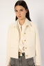 PLAIN TWEED SHORT JACKET - NORINE