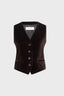 VELVET SUIT VEST - NAIS