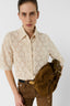 GERARD DAREL GUIPURE LACE SHORT-SLEEVED SHIRT - CAYLIE
