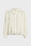 GERARD DAREL LACE SHIRT WITH LAVALIERE COLLAR - CYRANA