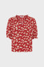 GERARD DAREL RUFFLED FLORAL SHIRT - CEVA