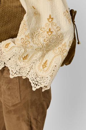GERARD DAREL BRODERIE ANGLAISE SHIRT - CLIANA