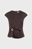 GERARD DAREL DRAPED TOP - CLAUDIE